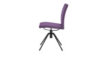 Speisezimmer-Stuhl Musterring Helmond, in der Farbausführung Aubergine, Seitenansicht