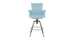 Tresenhocker Musterring Helmond, in der Farbausführung Skyblue, Frontansicht