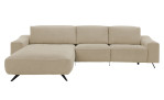 Komfort-Wohnlandschaft Musterrring MR 9450, in der Farbausführung Beige, Frontansicht