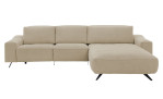 Komfort-Wohnlandschaft Musterrring MR 9450, in der Farbausführung Beige, Frontansicht