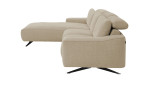 Komfort-Wohnlandschaft Musterrring MR 9450, in der Farbausführung Beige, Seitenansicht