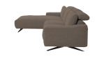 Komfort-Wohnlandschaft Musterrring MR 9450, in der Farbausführung Taupe, Seitenansicht