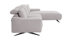 Komfort-Wohnlandschaft Musterrring MR 9450, in der Farbausführung Silver, Seitenansicht