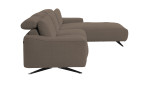 Komfort-Wohnlandschaft Musterrring MR 9450, in der Farbausführung Taupe, Seitenansicht