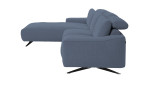 Komfort-Wohnlandschaft Musterrring MR 9450, in der Farbausführung Blue, Seitenansicht