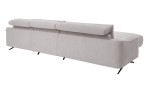 Komfort-Wohnlandschaft Musterrring MR 9450, in der Farbausführung Silver, Rückansicht