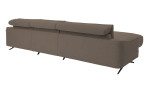 Komfort-Wohnlandschaft Musterrring MR 9450, in der Farbausführung Taupe, Rückansicht
