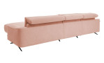 Komfort-Wohnlandschaft Musterrring MR 9450, in der Farbausführung Rose, Rpckansicht