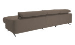Komfort-Wohnlandschaft Musterrring MR 9450, in der Farbausführung Taupe, Rpckansicht