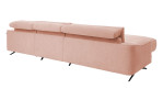 Komfort-Wohnlandschaft Musterrring MR 9450, in der Farbausführung Rose, Rpckansicht