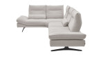 Basis-Ecksofa Musterring MR 2795, in der Farbausführung Ivory, Seitenansicht