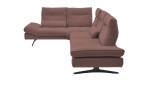 Basis-Ecksofa Musterring MR 2795, in der Farbausführung Rot, Seitenansicht