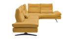 Basis-Ecksofa Musterring MR 2795, in der Farbausführung Curry, Seitenansicht