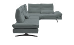 Basis-Ecksofa Musterring MR 2795, in der Farbausführung Türkis, Seitenansicht