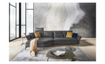 Basis-Ecksofa Musterring MR 2340 mit Bezug aus Leder in Anthrazit, Milieu