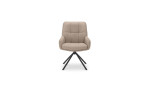 Armlehnstuhl set one Savannah in der Farbe beige, Frontansicht