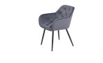 Stuhl Antonia in der Farbe Grau