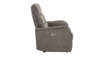 TV-Sessel Ameland mit Bezug aus dunkelgrauem Stoff, Seitenansicht