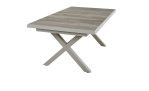 Gartentisch ausziehbar von Siena Garden in seidengrau / washed grey