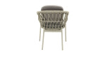 Gartenstuhl Cliff von LC Garden in Taupe mit Rope, Ansicht von hinten