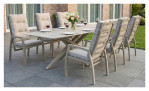 Gartentische Como von LC Garden in Taupe-Beige, Ansicht im Milieu