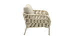 Gartensessel Camino von LC Garden in Beige-Taupe, Seitenansicht