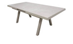 Gartentisch ausziehbar Bondino II Taupe, Freisteller, schräg