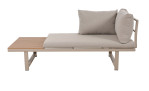 Garten-Lounge-Set 3tlg. Grumo in taupe/beige 