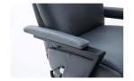 Komfort-Relaxsessel Impuls Lazyline in der Farbe Grau/Blau im Detail zusehen.