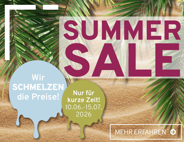 Summer-SALE - Die Preise schmelzen