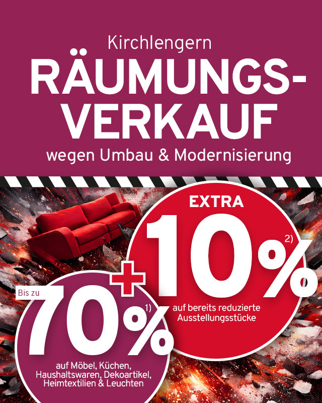 Räumungsverkauf Kirchlengern