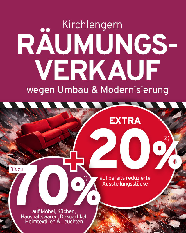 Räumungsverkauf Kirchlengern