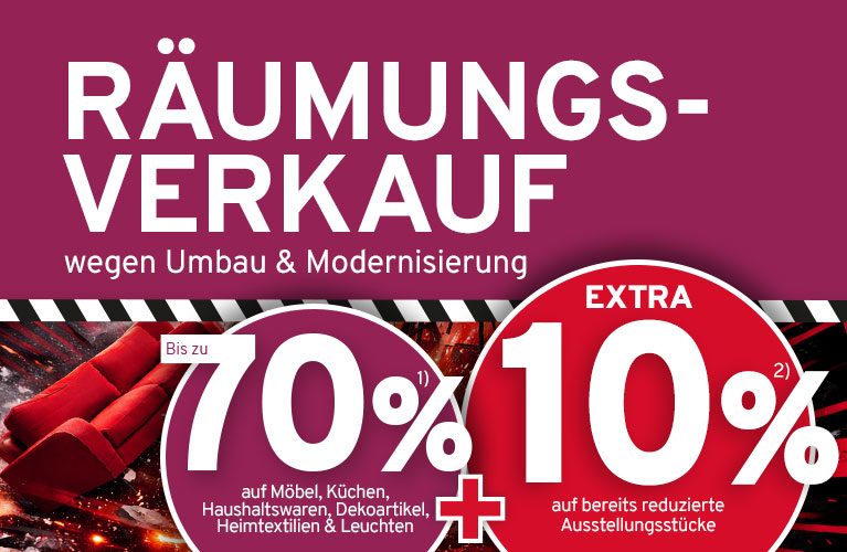 Räumungsverkauf Kirchlengern