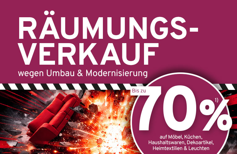 Räumungsverkauf Kirchlengern