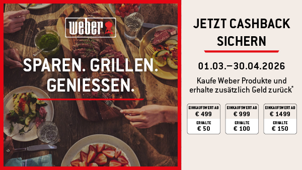 Weber Cashbackaktion