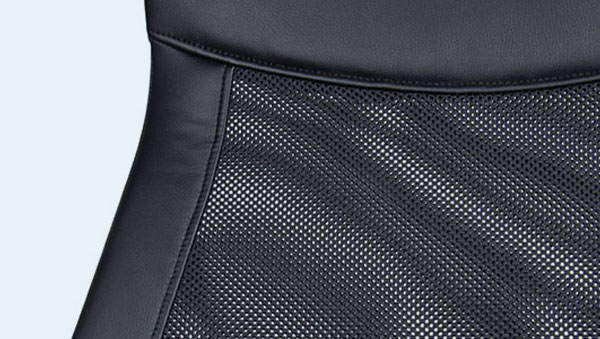 Mesh in der Rückenlehne eine Bürostuhls