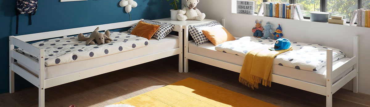 Teilbares Etagenbett Carlo in Weiß