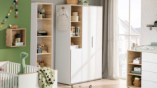 Babyzimmer mit Kleiderschrank Lieven