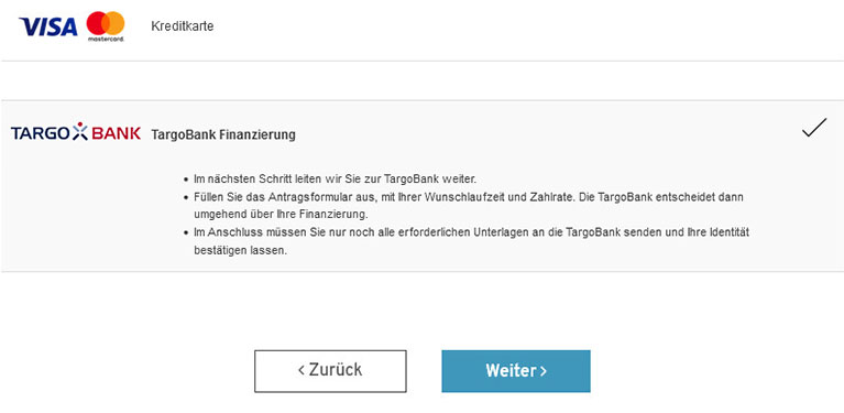 Online-Bestellung durchführen
