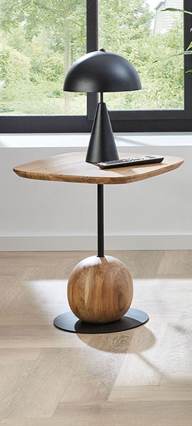 Beistelltisch Rennes aus massivem Akazienholz