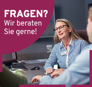 Berater aus unserer Filiale offen für Fragen